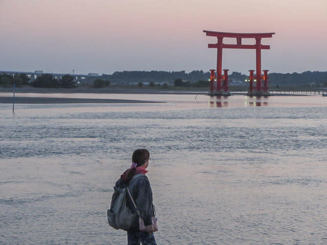 濱松濱名湖 弁天島海濱公園 大鳥居