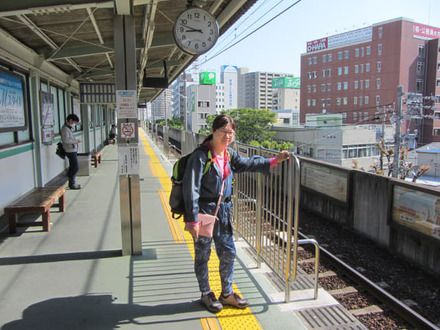 濱松遠鐵電車 第一通駅月台