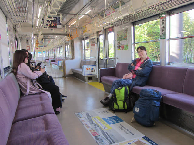 濱松第一通駅乘遠鐵電車 往西鹿島駅