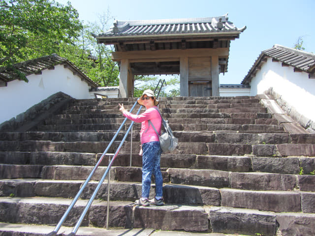 掛川城．四足門 掛川城公園入口