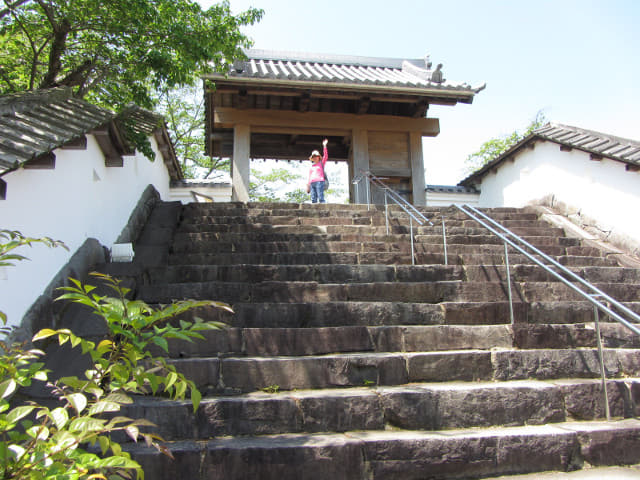 掛川城．四足門 掛川城公園入口