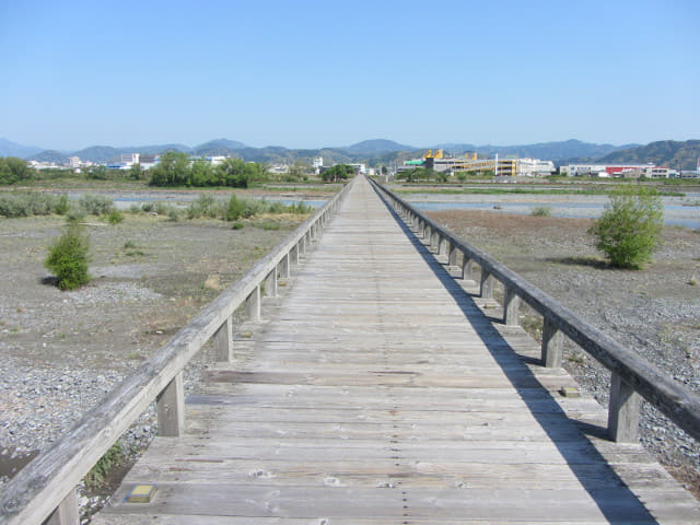 靜岡縣島田市 蓬萊橋 世界最長的木橋