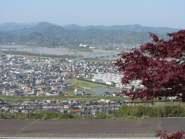 靜岡縣牧之原大茶園．牧之原公園 眺望大井川、金谷市、島田市