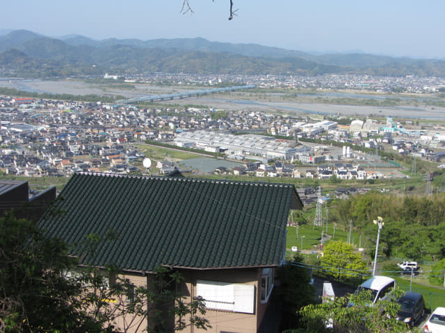 靜岡縣牧之原大茶園．牧之原公園 眺望大井川、金谷市、島田市