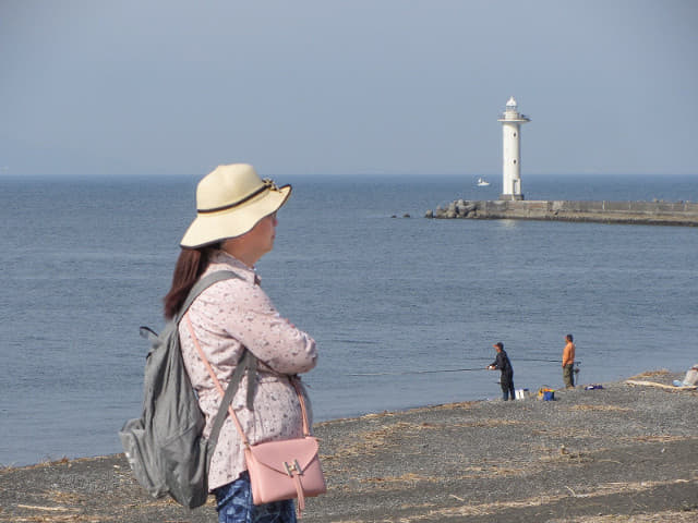 靜岡市清水區三保半島 三保真崎海水浴場