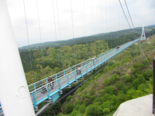 三島大吊橋 (三島 SkyWalk、三島天空步道) 南面橋頭展望台 眺望