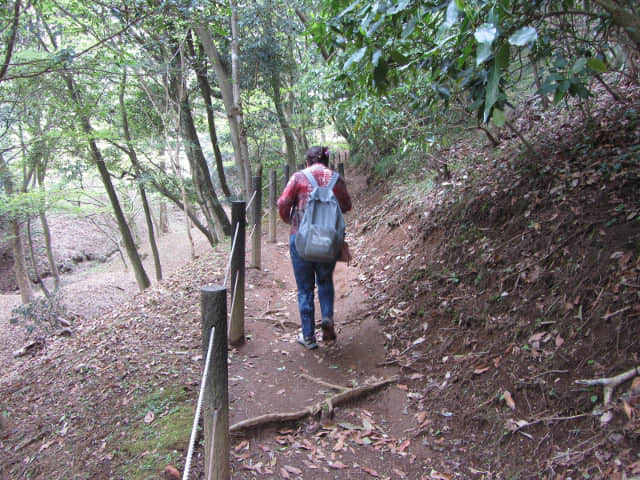 山中城跡 往木本丸跡．北之丸跡下山路