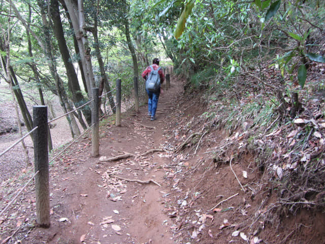 山中城跡 往木本丸跡．北之丸跡下山路