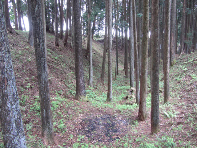 山中城跡 本丸崛