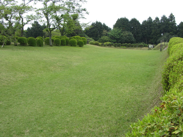 山中城跡．岱崎出丸 すり鉢曲輪