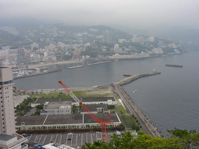 熱海纜車 錦浦山頂纜車站 展望台 眺望熱海市