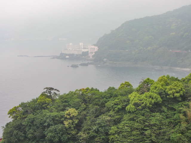 靜岡縣熱海市 熱海城 俯瞰錦ヶ浦、熱海灣