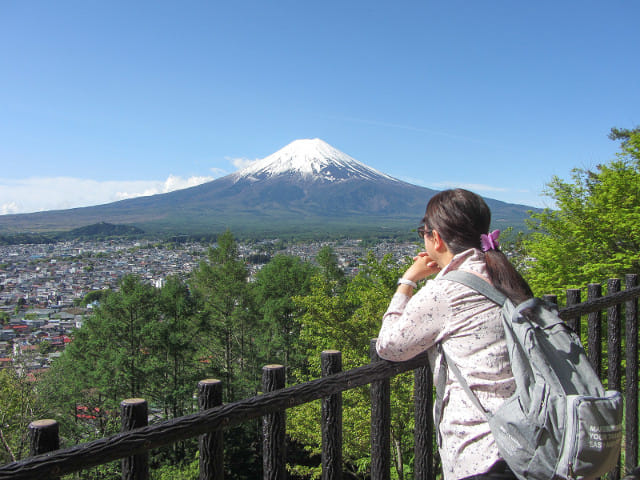 新倉山淺間公園(新倉淺間公園) 眺望富士山