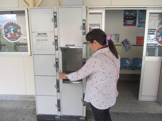 山梨縣富士吉田市．富士急高原樂園駅 置物櫃 Locker