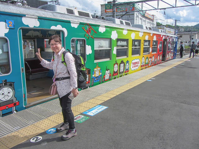 山梨縣大月市 富士急電車．大月駅終點站