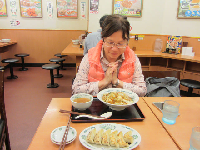 東京都．立川市 日高屋中華食堂 晚餐