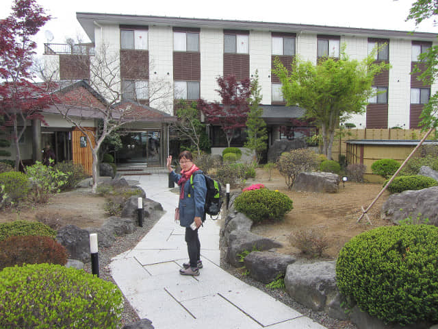 山梨縣富士吉田市 富士龍丘酒店 庭園