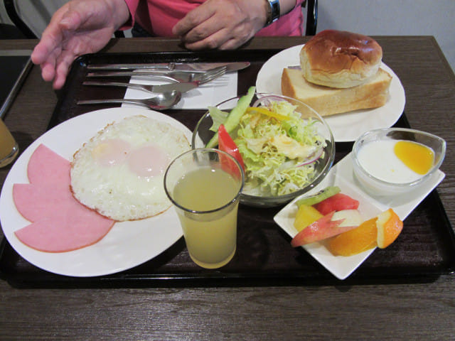 富士吉田市．富士龍丘酒店 西式早餐