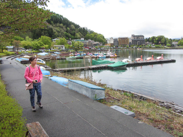 山梨縣富士河口湖町 河口湖畔步道