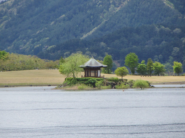 山梨縣富士河口湖町 河口湖 六角堂 (川窪寺屋敷)