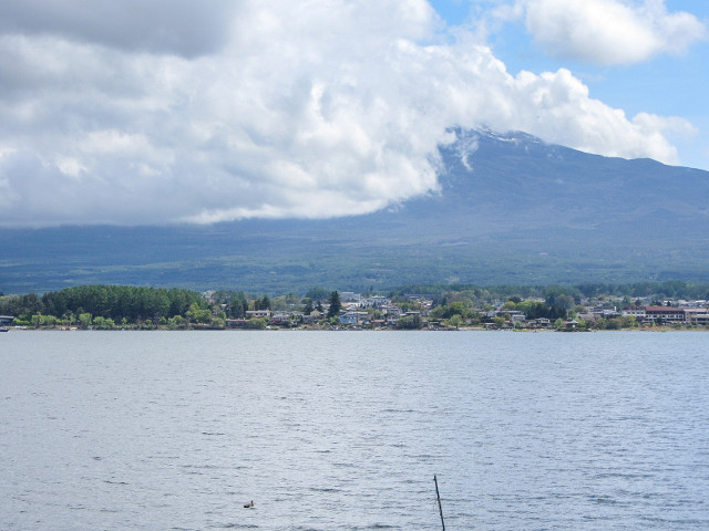 河口湖 富士山