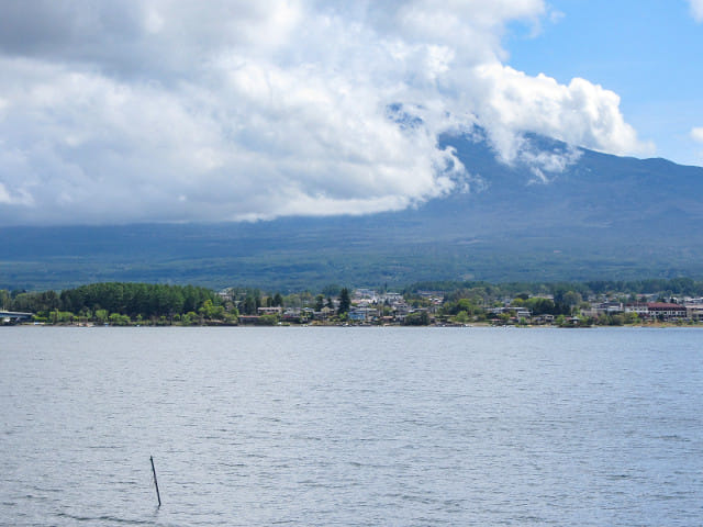 河口湖 富士山