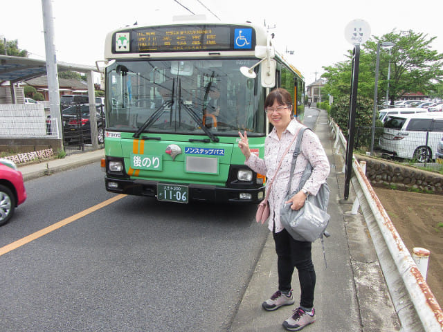 青梅市．塩船觀音寺入口巴士站