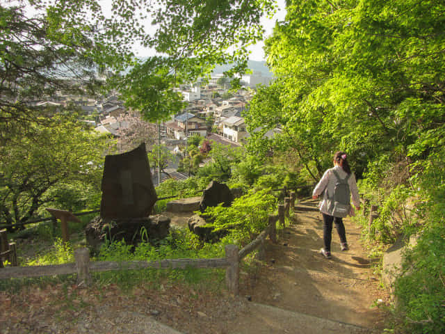 羊山公園 牧水之滝