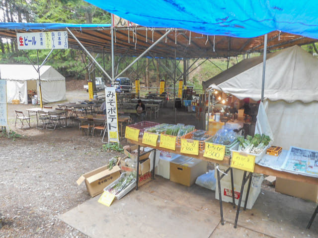 埼玉縣．羊山公園 野鳥のさえずる森 路邊攤檔