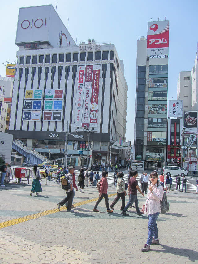 東京 上野駅 広小路口前街道