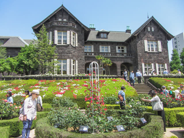 舊古河庭園．西洋庭園(玫瑰園)