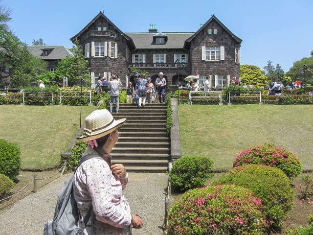 舊古河庭園．西洋庭園(玫瑰園)