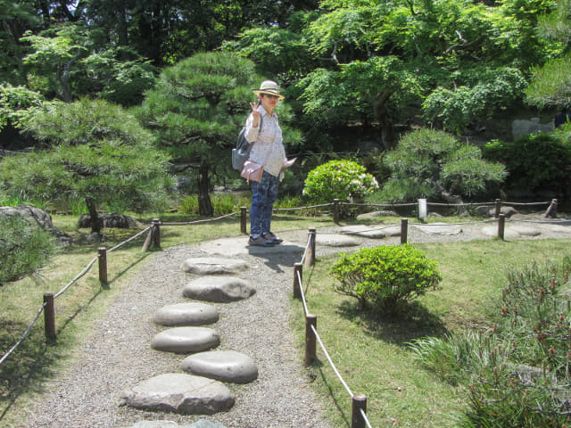 舊古河庭園．日本迴遊式庭園