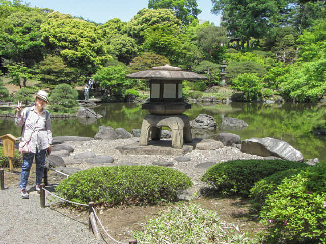 舊古河庭園．日本迴遊式庭園