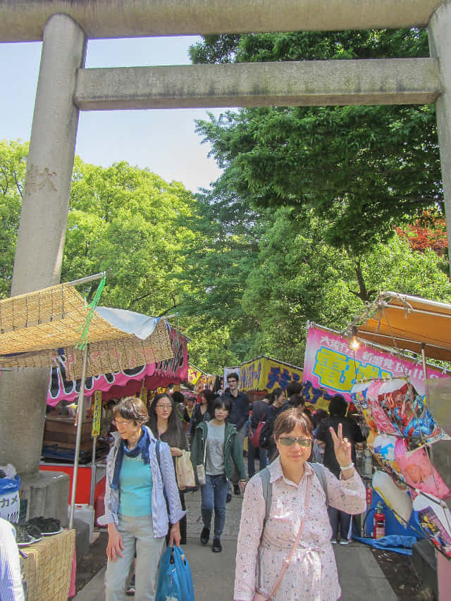 東京．根津神社鳥居