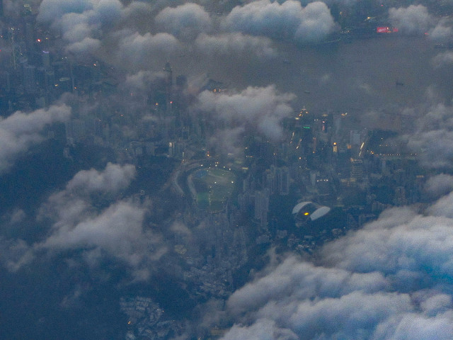 日本乘飛機往香港